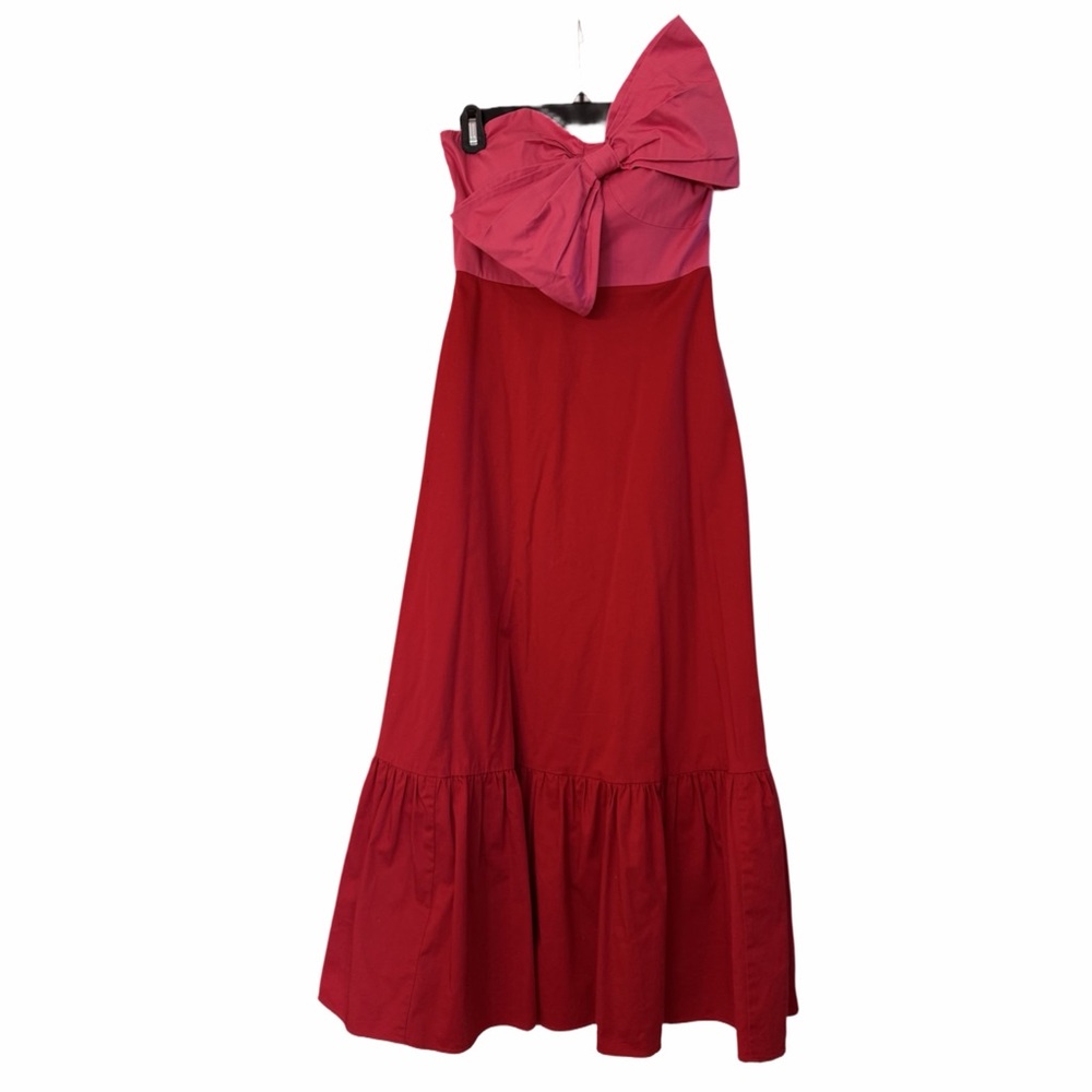 Anthropologie Hutch Colorblock Bow Maxi Dress - Size 2